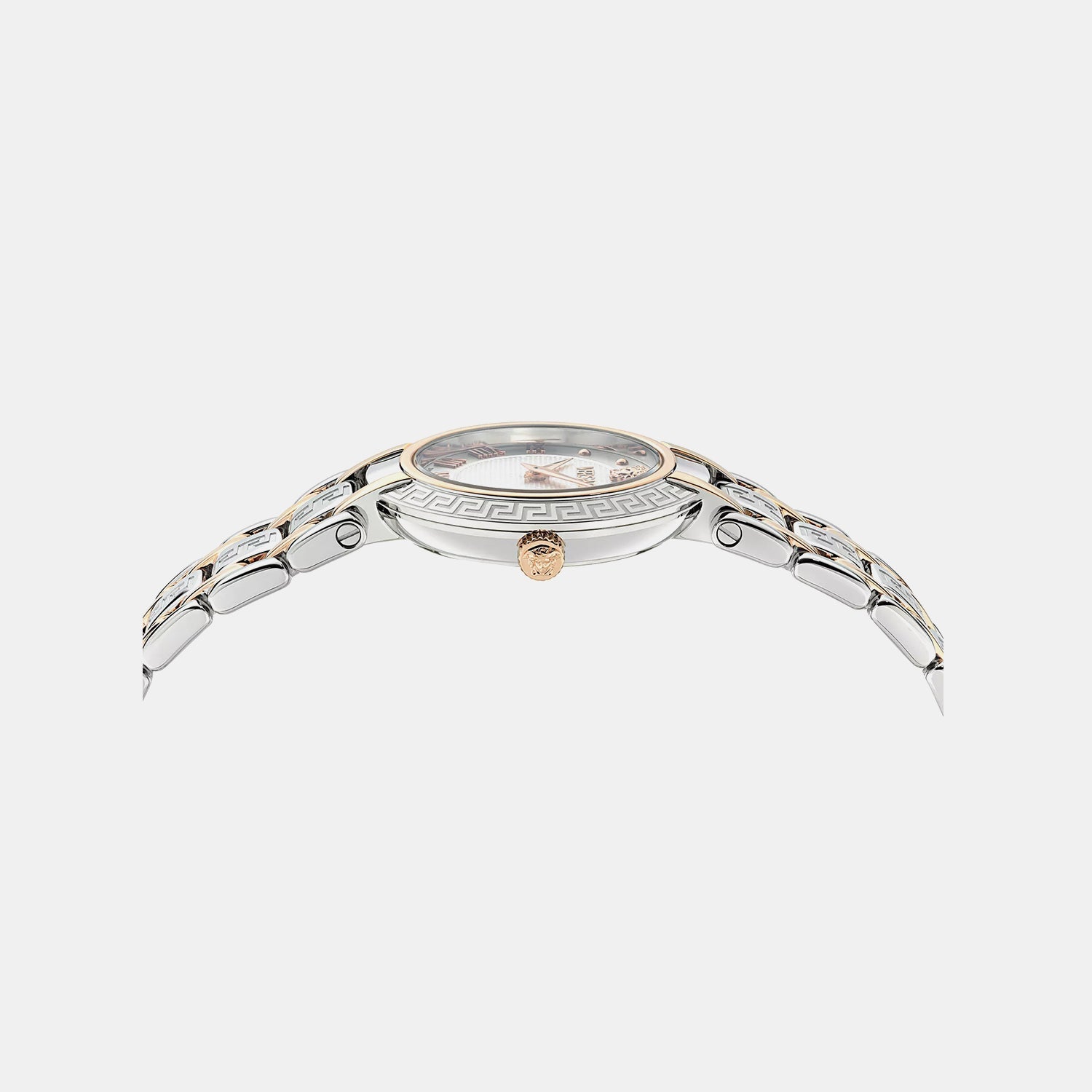 Versace Antlia (Wc-0P) Women Quartz White Dial Analog Stainless Steel Watch VE0P00525