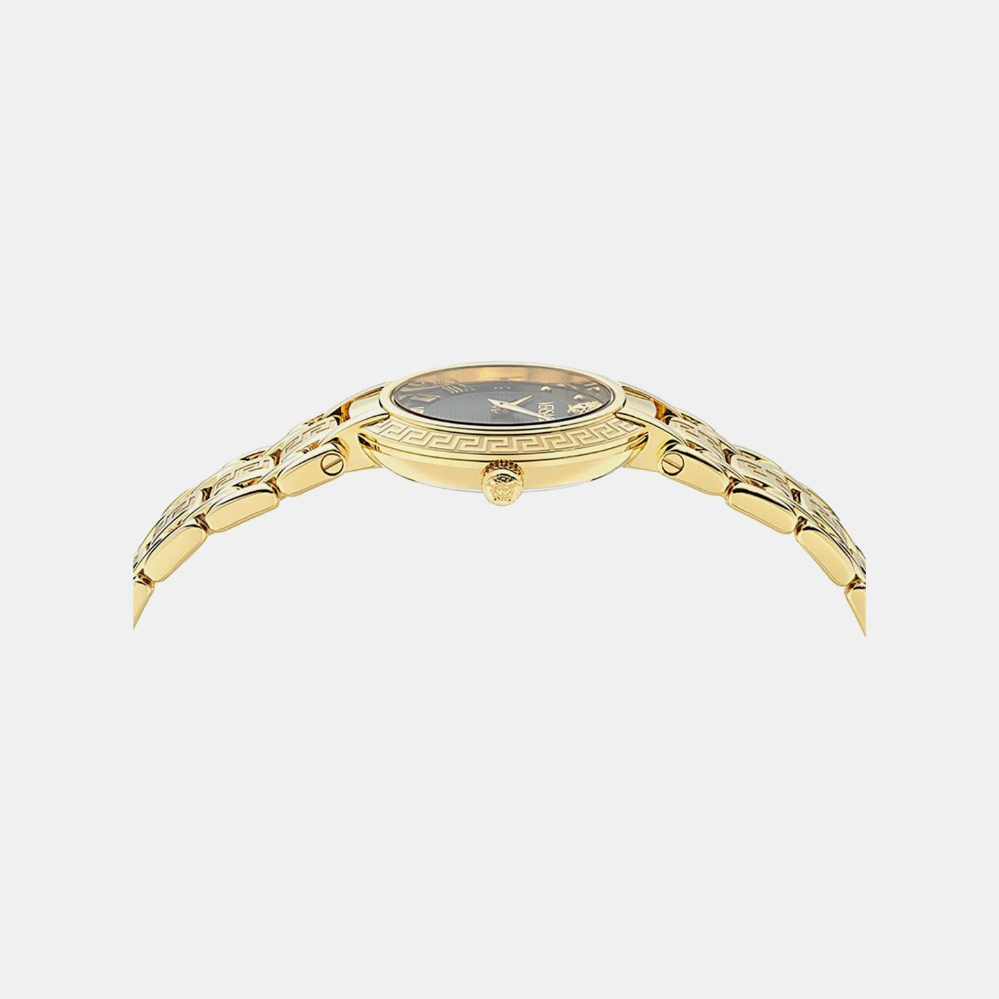Versace Antlia (Wc-0P) Women Quartz Black Dial Analog Stainless Steel Watch VE0P00625