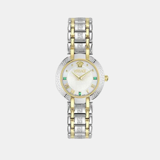 Antlia Women Quartz Silver Dial Analog Stainless Steel Watch VE0P00725