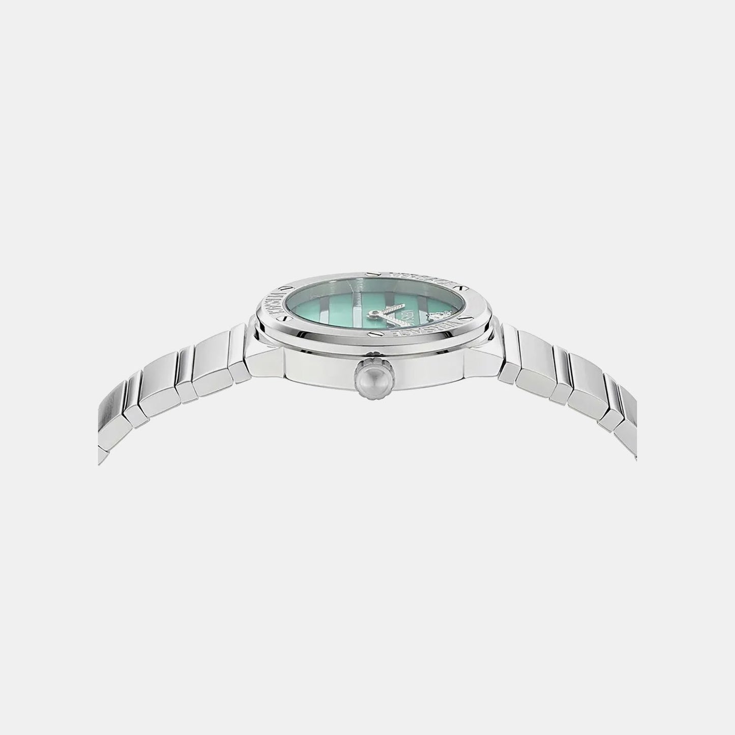 Greca Logo Pearl(Wc-0S) Women Quartz Mother Of Pearl Dial Analog Stainless Steel Watch VE0S00225