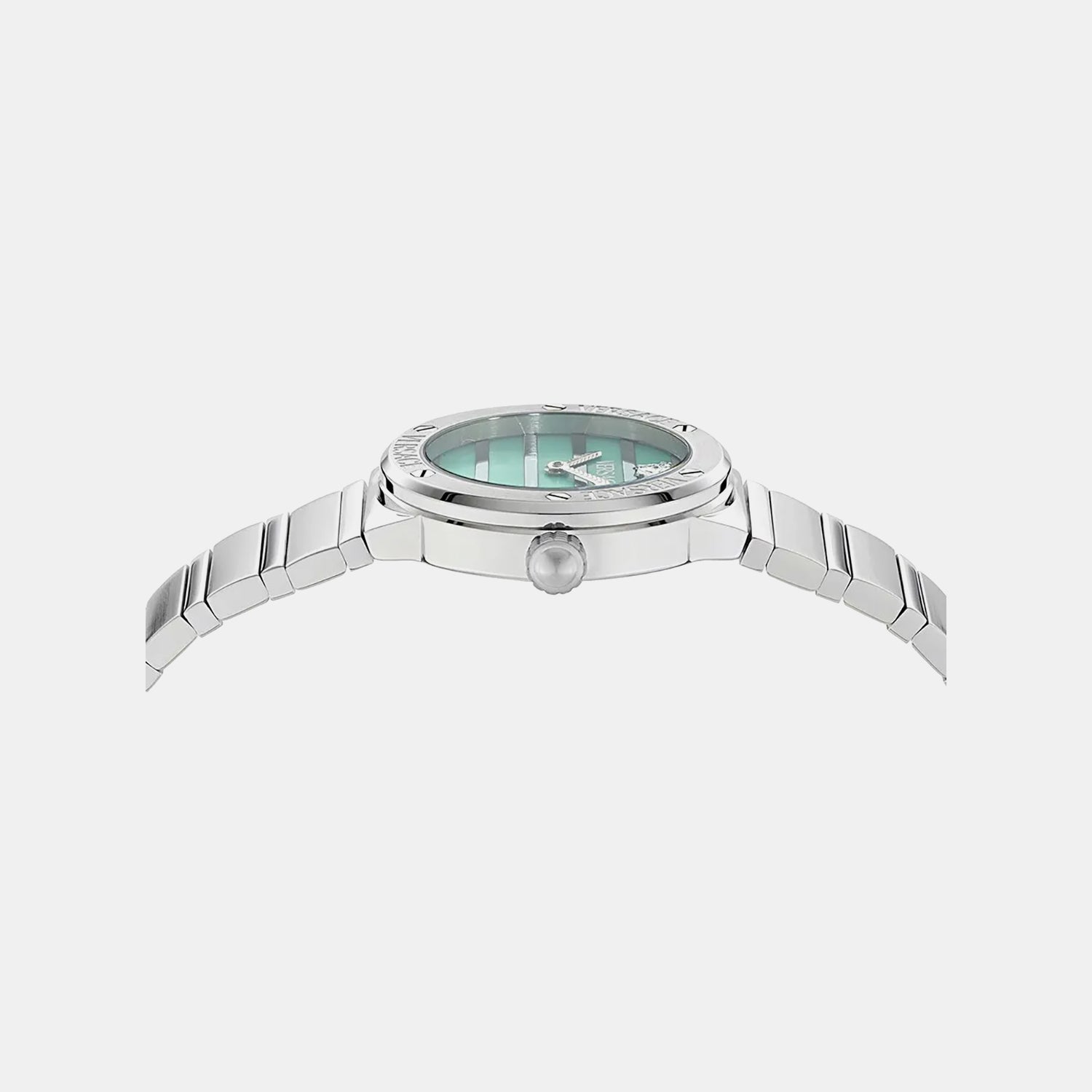 Greca Logo Pearl(Wc-0S) Women Quartz Mother Of Pearl Dial Analog Stainless Steel Watch VE0S00225