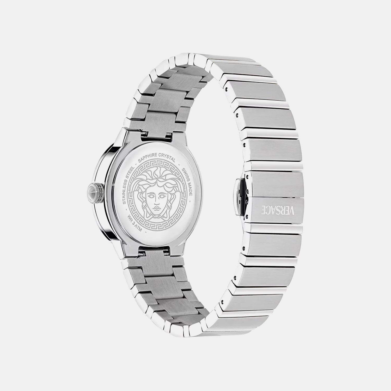 Greca Logo Pearl(Wc-0S) Women Quartz Mother Of Pearl Dial Analog Stainless Steel Watch VE0S00225