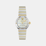 Greca Logo Pearl(Wc-0S) Women Quartz Mother Of Pearl Dial Analog Stainless Steel Watch VE0S00325