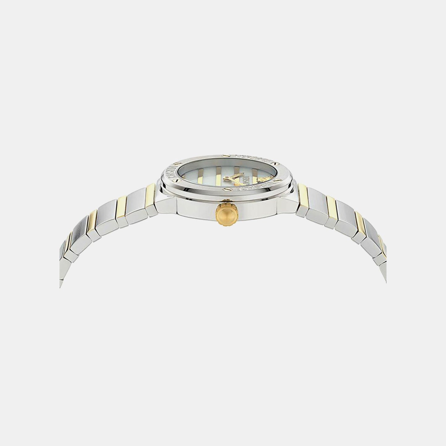 Greca Logo Pearl(Wc-0S) Women Quartz Mother Of Pearl Dial Analog Stainless Steel Watch VE0S00325