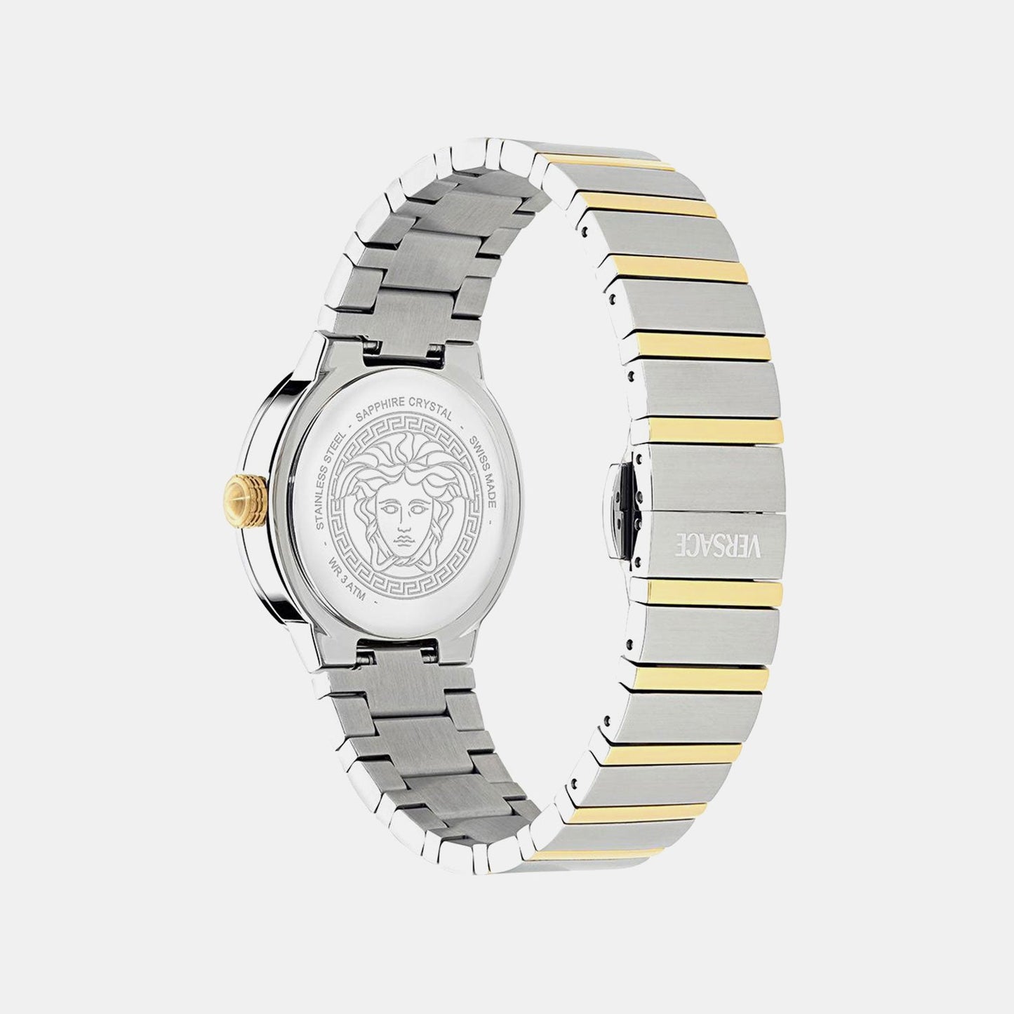 Greca Logo Pearl(Wc-0S) Women Quartz Mother Of Pearl Dial Analog Stainless Steel Watch VE0S00325