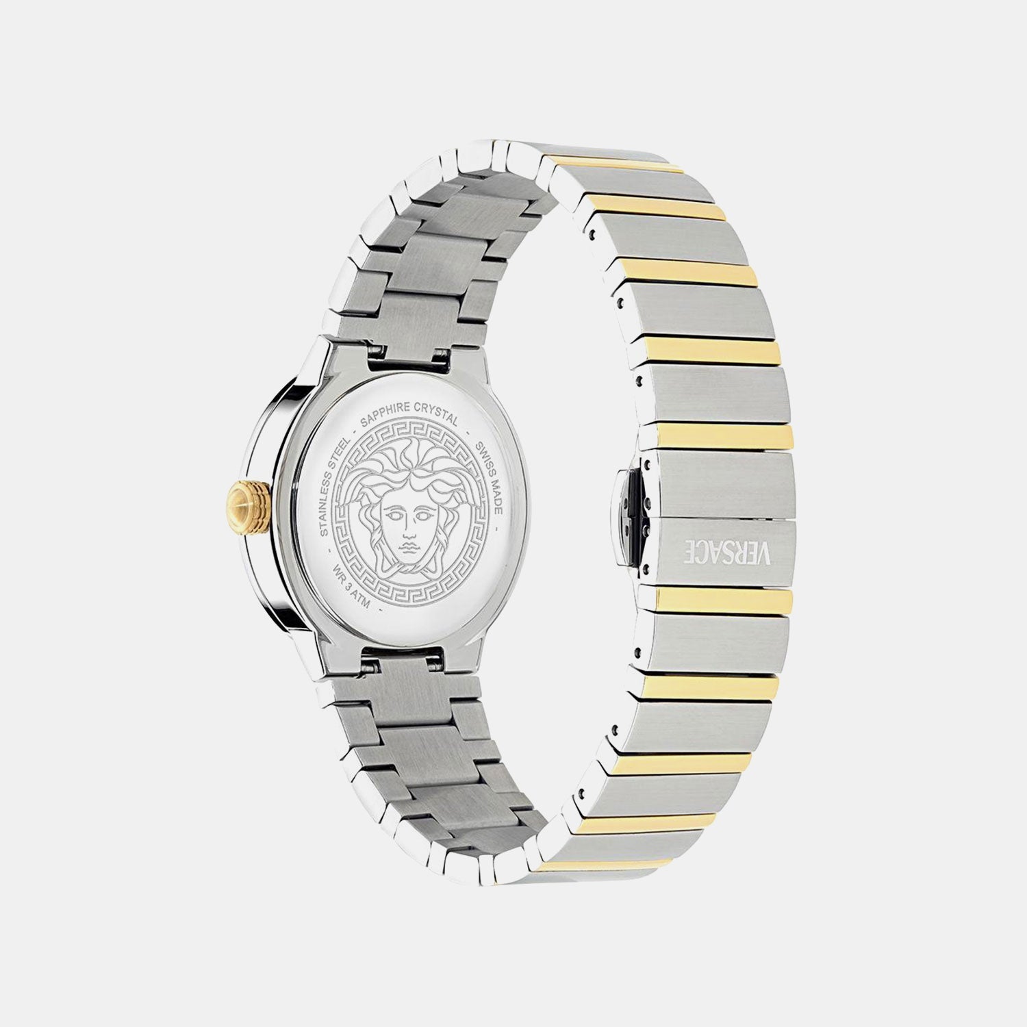 Greca Logo Pearl(Wc-0S) Women Quartz Mother Of Pearl Dial Analog Stainless Steel Watch VE0S00325