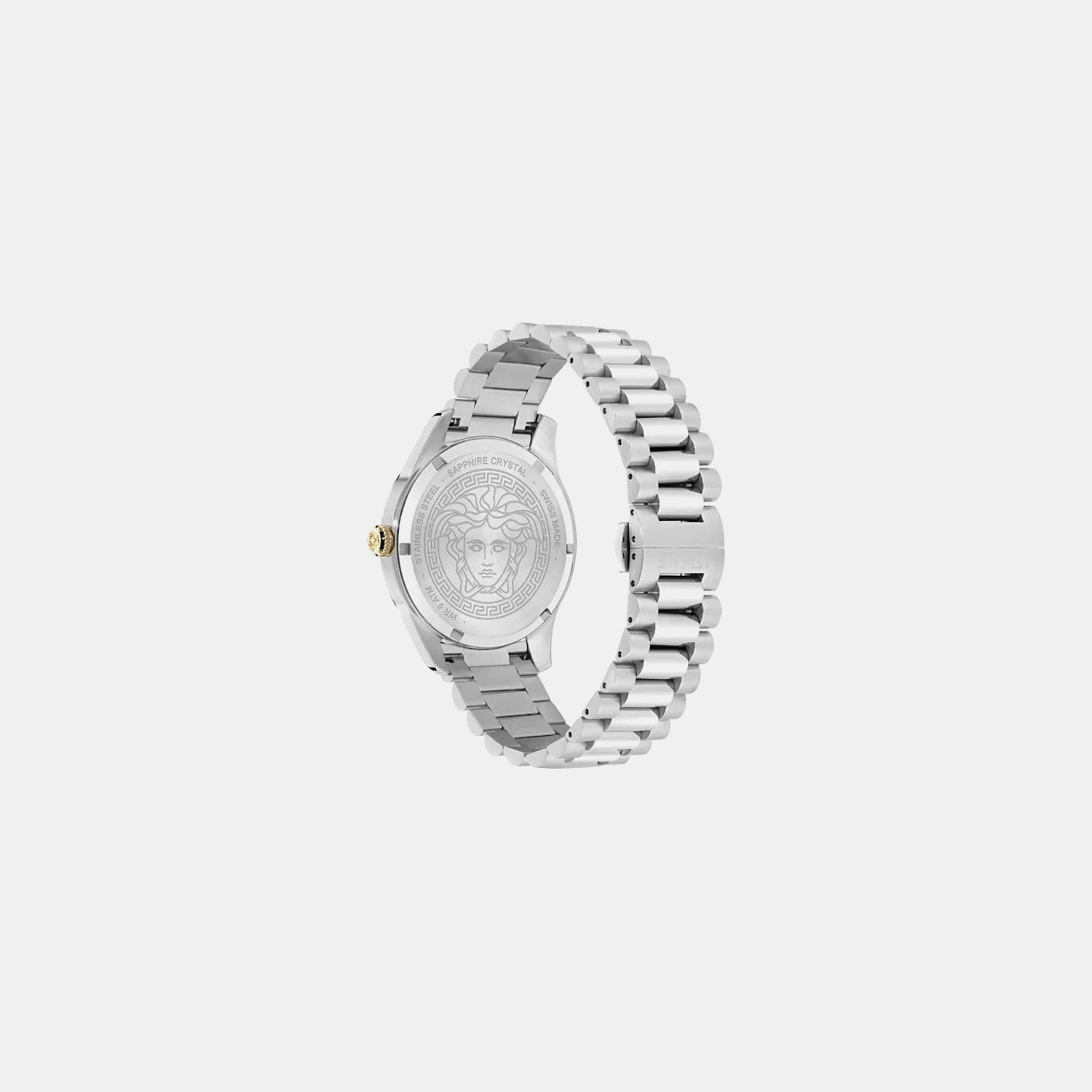 Versace Apodis (Wc-0U) Men Quartz Blue Dial Analog Stainless Steel Watch VE0U00125