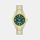 Apodis Men Quartz Green Dial Analog Stainless Steel Watch VE0U00225