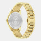 Apodis Men Quartz Gold Dial Analog Stainless Steel Watch VE0U00525