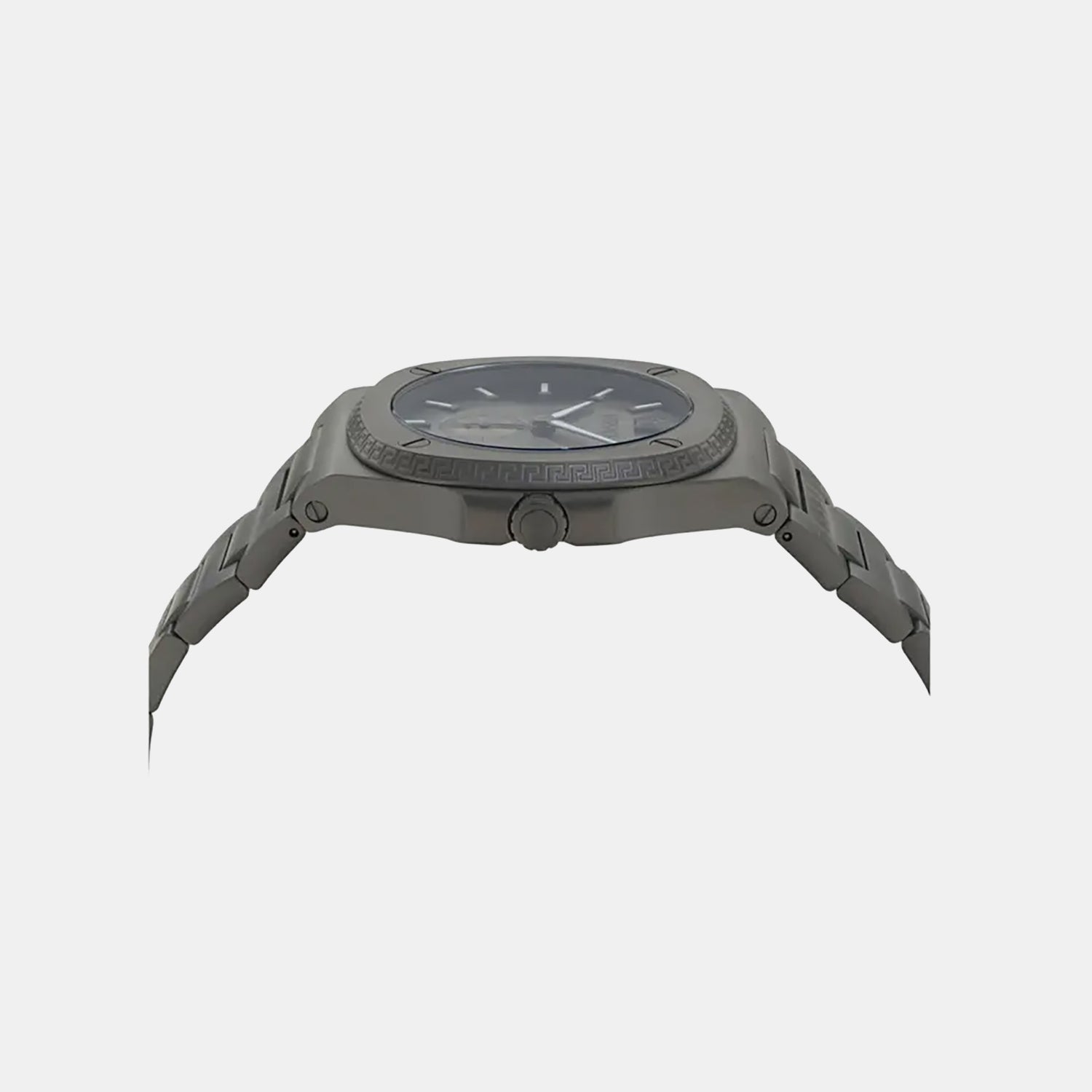 Versace Tolomeo (Wc-0V) Men Quartz Grey Dial Analog Stainless Steel Watch VE0V00625