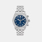 Versace Fornax (Wc-0W) Men Quartz Blue Dial Chronograph Stainless Steel Watch VE0W00325