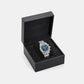 Versace Fornax (Wc-0W) Men Quartz Blue Dial Chronograph Stainless Steel Watch VE0W00325