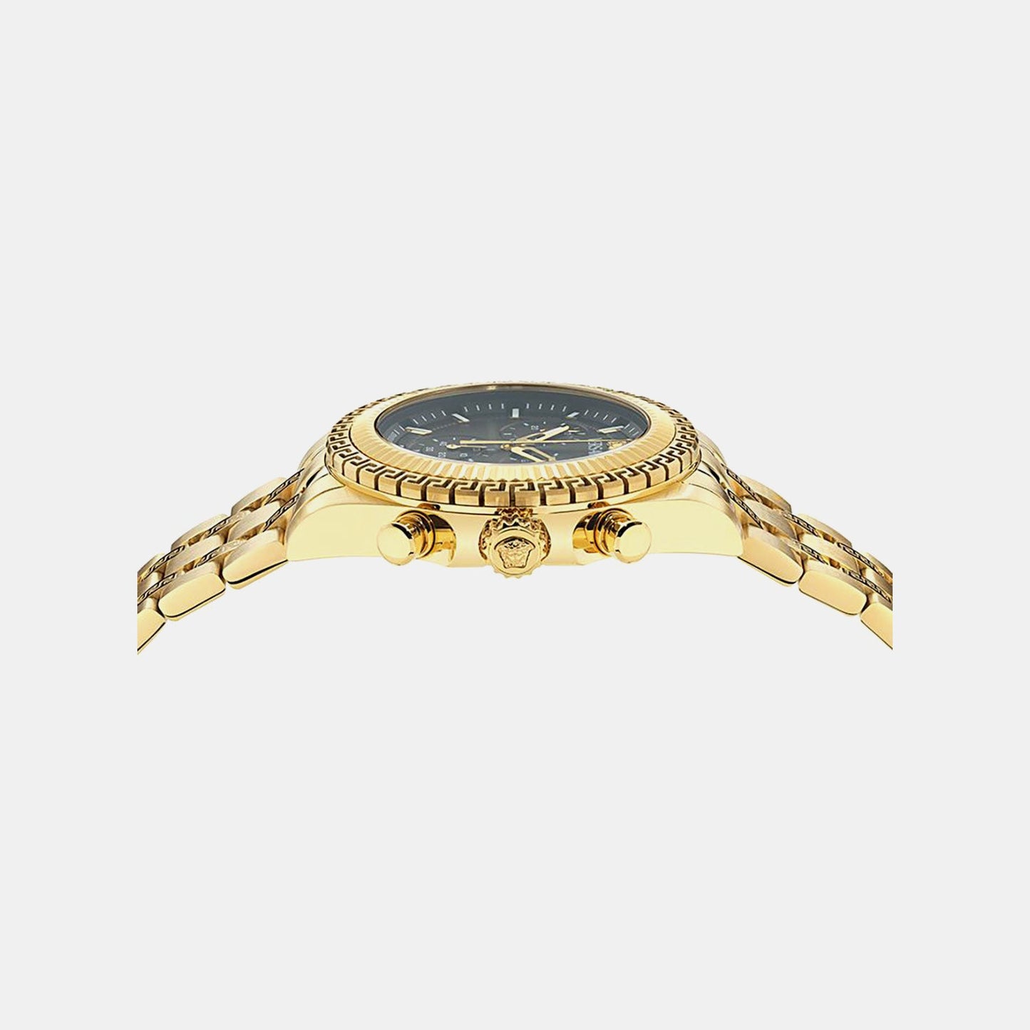 Versace Fornax (Wc-0W) Men Quartz Black Dial Chronograph Stainless Steel Watch VE0W00525