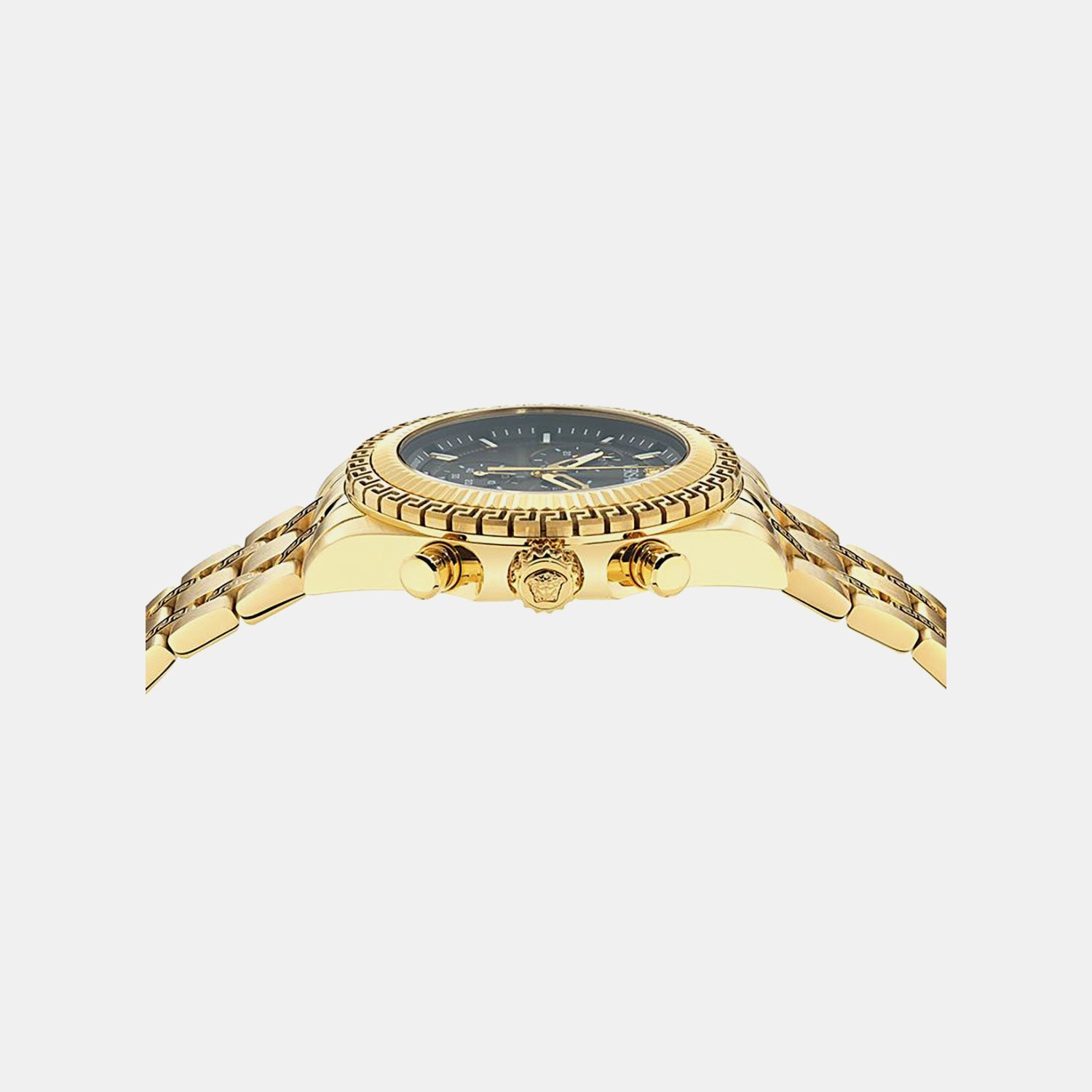 Versace Fornax (Wc-0W) Men Quartz Black Dial Chronograph Stainless Steel Watch VE0W00525