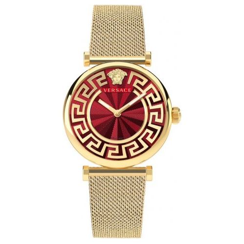 Versace Ladies Watch Lady 35mm Red Milanese Bracelet VE1CA0523