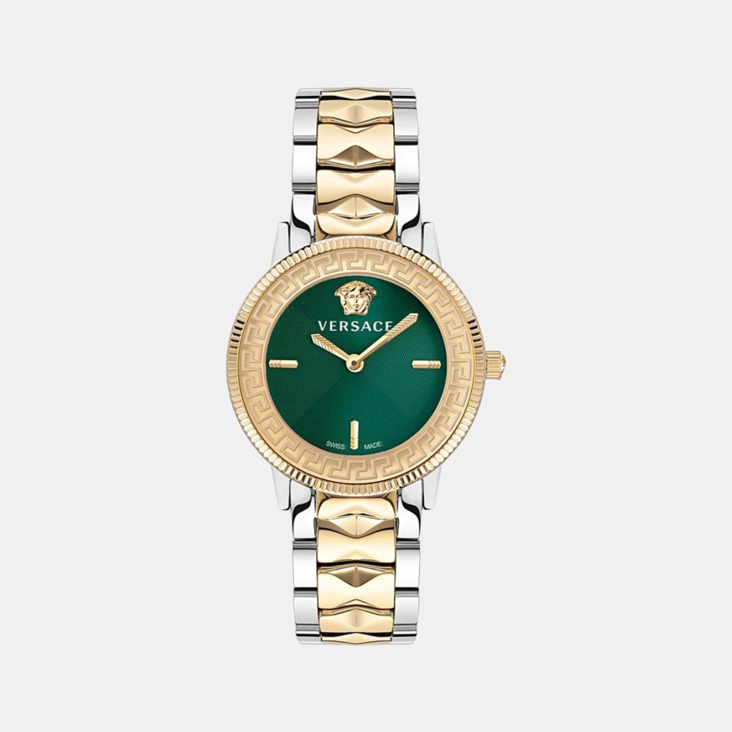 V-Tribute (Wc-2P) Women Quartz Green Dial Analog Stainless Steel Watch VE2P00522