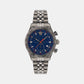 Hellenyium Men Quartz Blue Dial Chronograph Stainless Steel Watch VE2U00722