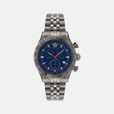 Hellenyium Men Quartz Blue Dial Chronograph Stainless Steel Watch VE2U00722