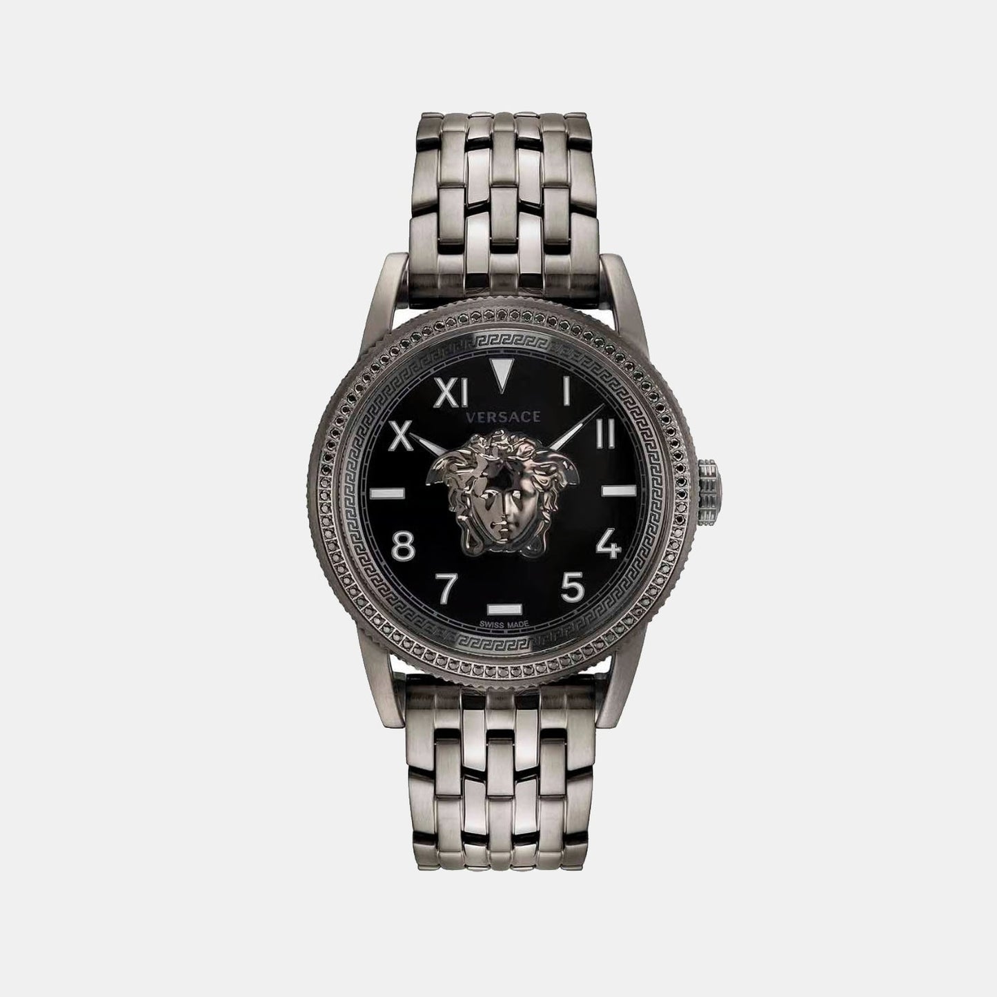 V-Palazzo Men Quartz Black Dial Analog Stainless Steel Watch VE2V00922