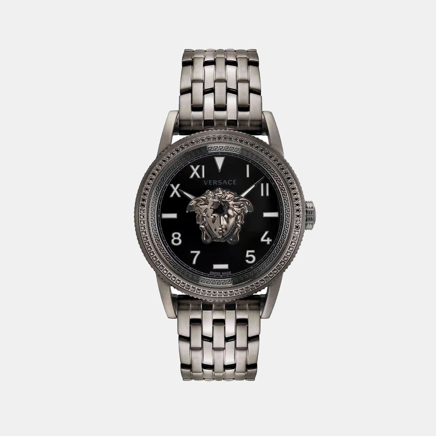 V-Palazzo Men Quartz Black Dial Analog Stainless Steel Watch VE2V00922
