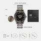 V-Palazzo Men Quartz Black Dial Analog Stainless Steel Watch VE2V00922