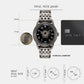 V-Palazzo Men Quartz Black Dial Analog Stainless Steel Watch VE2V00922