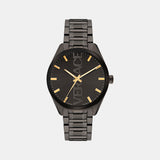 V-Vertical Men Quartz Grey Dial Analog Stainless Steel Watch VE3H00522