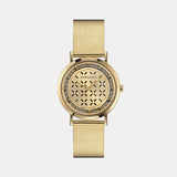 Ver.New Generation(Wc-3M) Women Quartz Gold Dial Analog Stainless Steel Watch VE3M01223