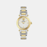 Versace Greek (Wc-5B) Women Quartz White Dial Analog Stainless Steel Watch VE5B00325