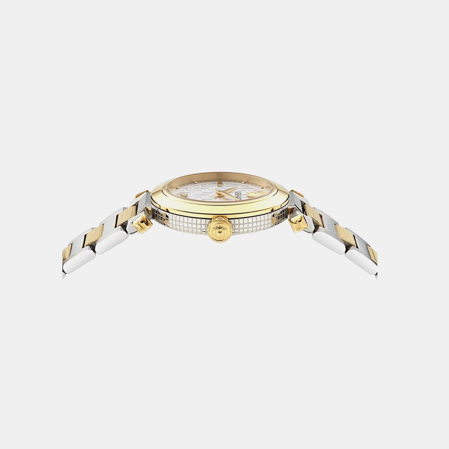 Versace Greek (Wc-5B) Women Quartz White Dial Analog Stainless Steel Watch VE5B00325