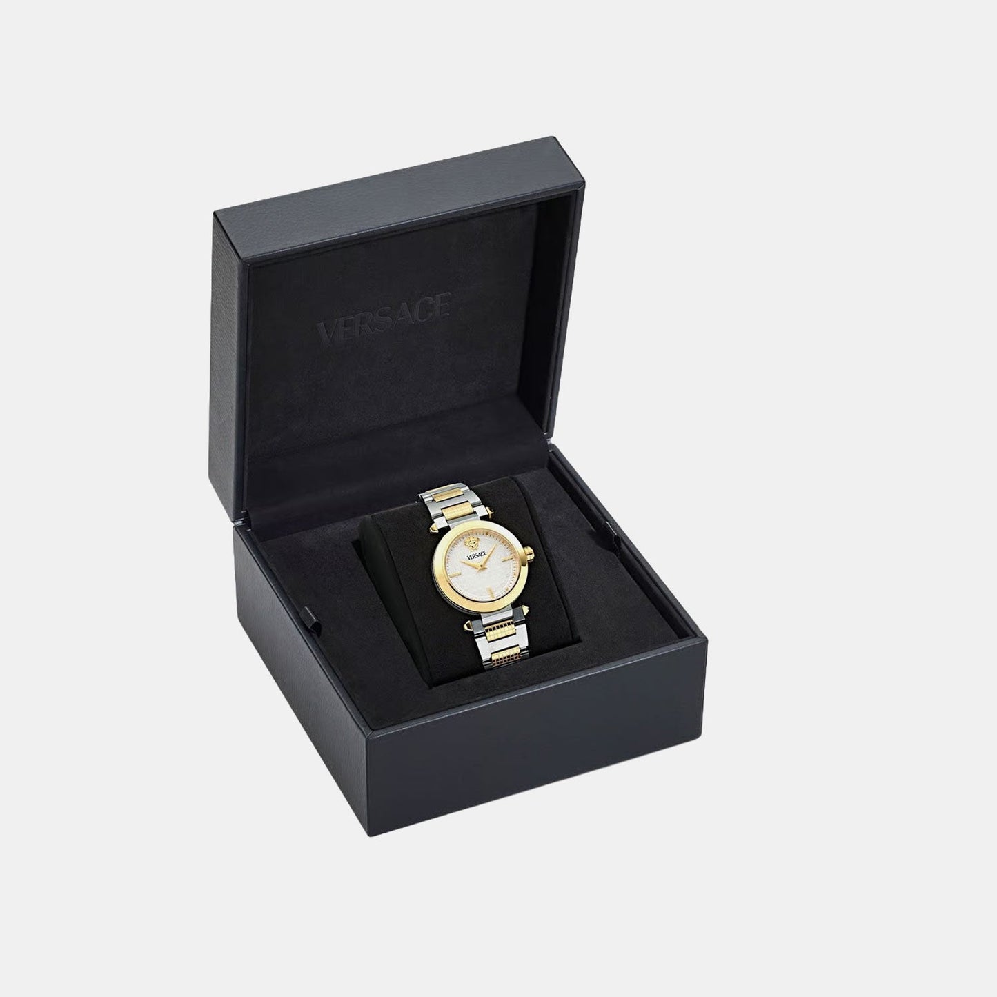 Versace Greek (Wc-5B) Women Quartz White Dial Analog Stainless Steel Watch VE5B00325