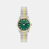 Millenyium Women Quartz Green Dial Analog Stainless Steel Watch VE5K00426
