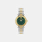 Greca Women Quartz Green Dial Analog Stainless Steel Watch VE5L00426