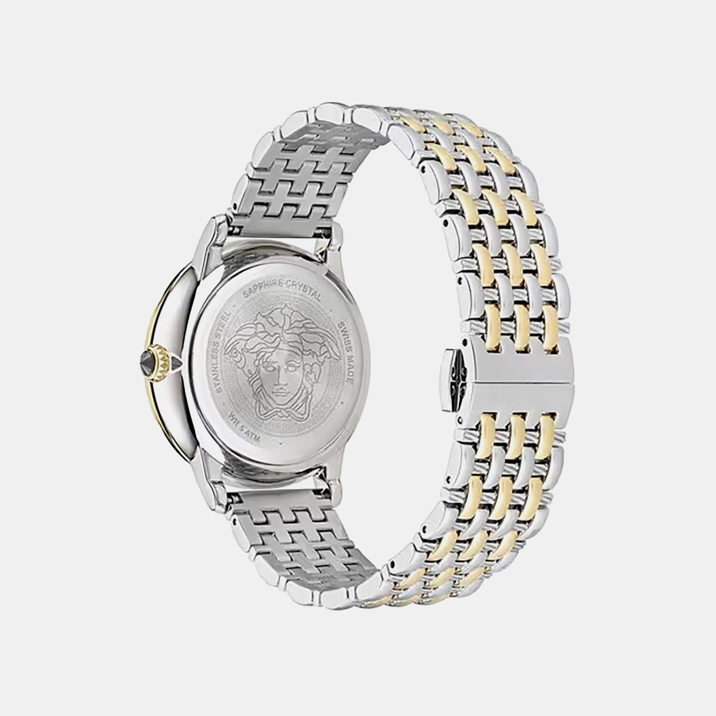 Medusa Alchemy(Wc-6F) Women Quartz Silver Dial Analog Stainless Steel Watch VE6F00423