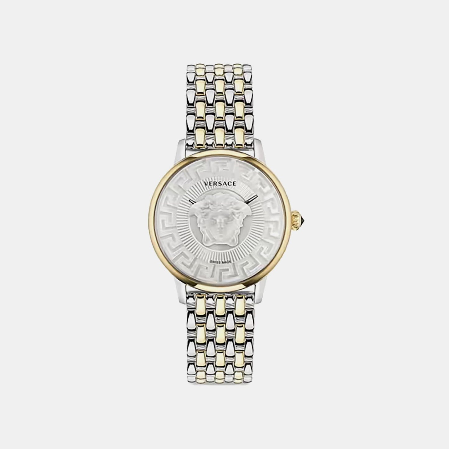Medusa Alchemy(Wc-6F) Women Quartz Silver Dial Analog Stainless Steel Watch VE6F00423