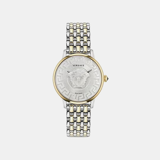Medusa Alchemy(Wc-6F) Women Quartz Silver Dial Analog Stainless Steel Watch VE6F00423