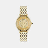 Medusa Alchemy(Wc-6F) Women Quartz Gold Dial Analog Stainless Steel Watch VE6F00623