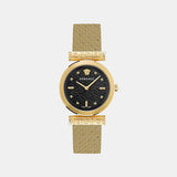 Versace Regalia(Wc-6J) Women Quartz Black Dial Analog Stainless Steel Watch VE6J00723