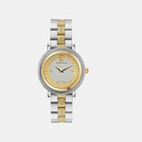 Greca Women Quartz White Dial Analog Stainless Steel Watch VE7F00423