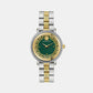 Greca Women Quartz Green Dial Analog Stainless Steel Watch VE7F00523