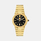 Greca Logo Moonphase Unisex Quartz Black Dial Analog Stainless Steel Watch VE7G00323