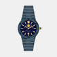 Greca Unisex Quartz Blue Dial Analog Stainless Steel Watch VE7G00423