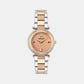 Women Quartz Rose Gold Dial Analog Stainless Steel Watch VE8B00424