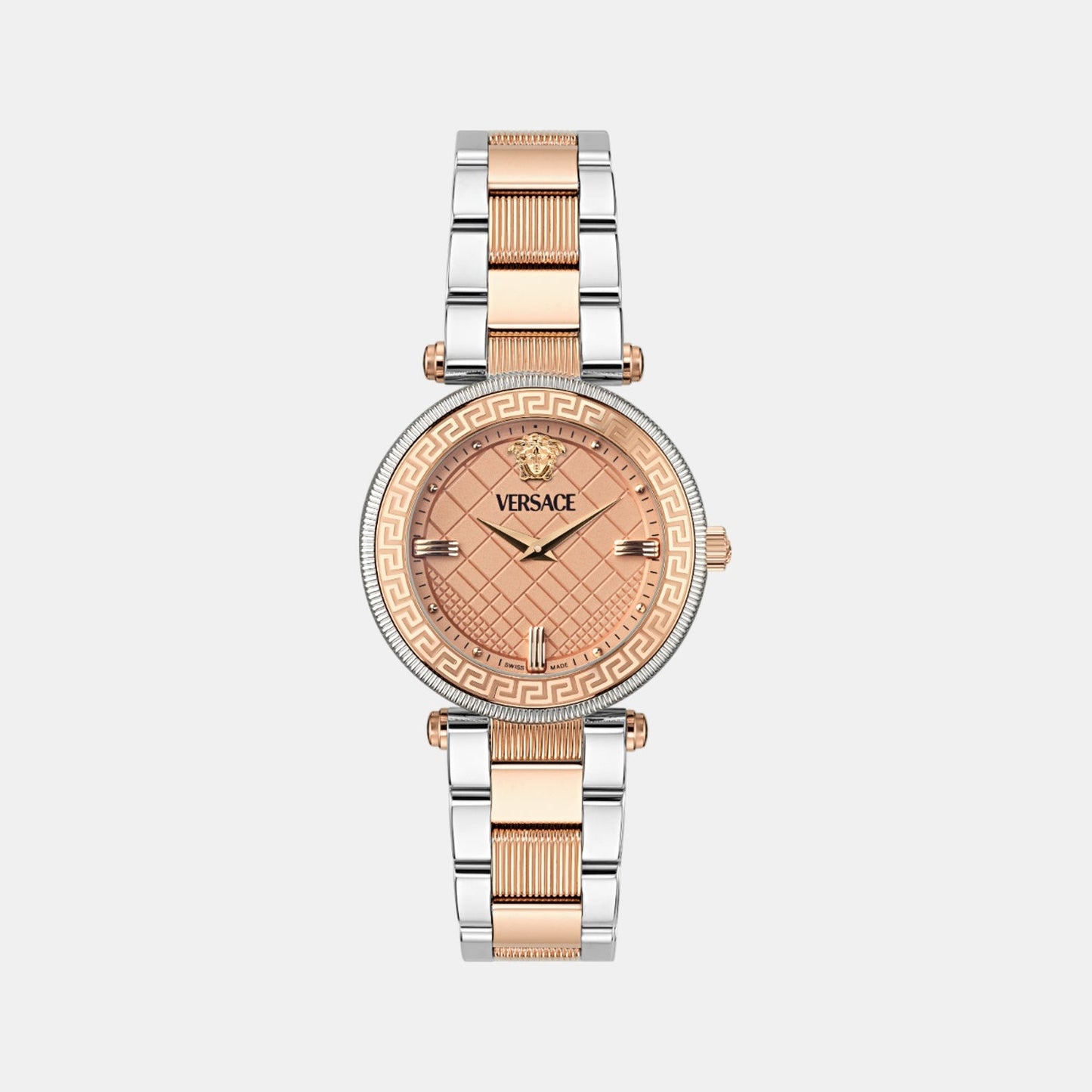 Women Quartz Rose Gold Dial Analog Stainless Steel Watch VE8B00424