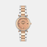 Women Quartz Rose Gold Dial Analog Stainless Steel Watch VE8B00424