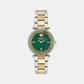 Reve Women Quartz Green Dial Analog Stainless Steel Watch VE8B00524