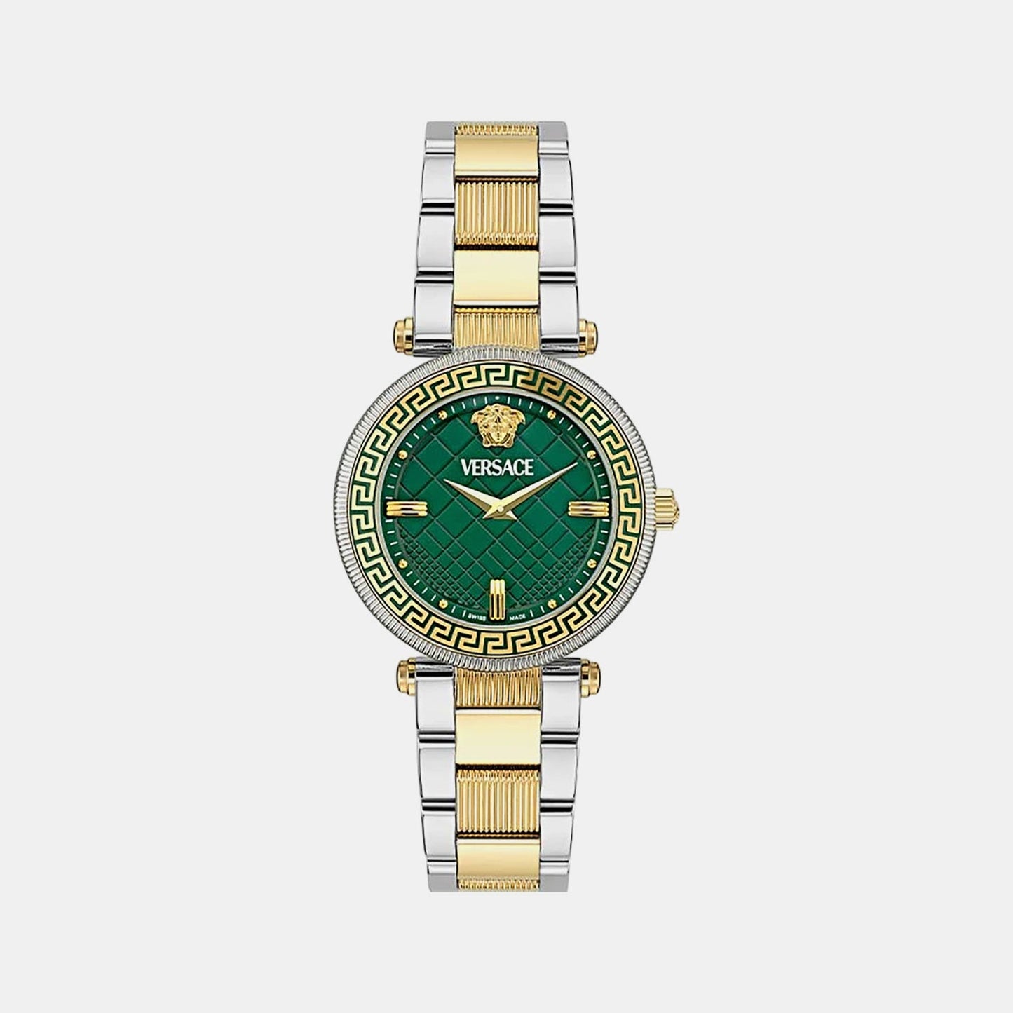 Reve Women Quartz Green Dial Analog Stainless Steel Watch VE8B00524