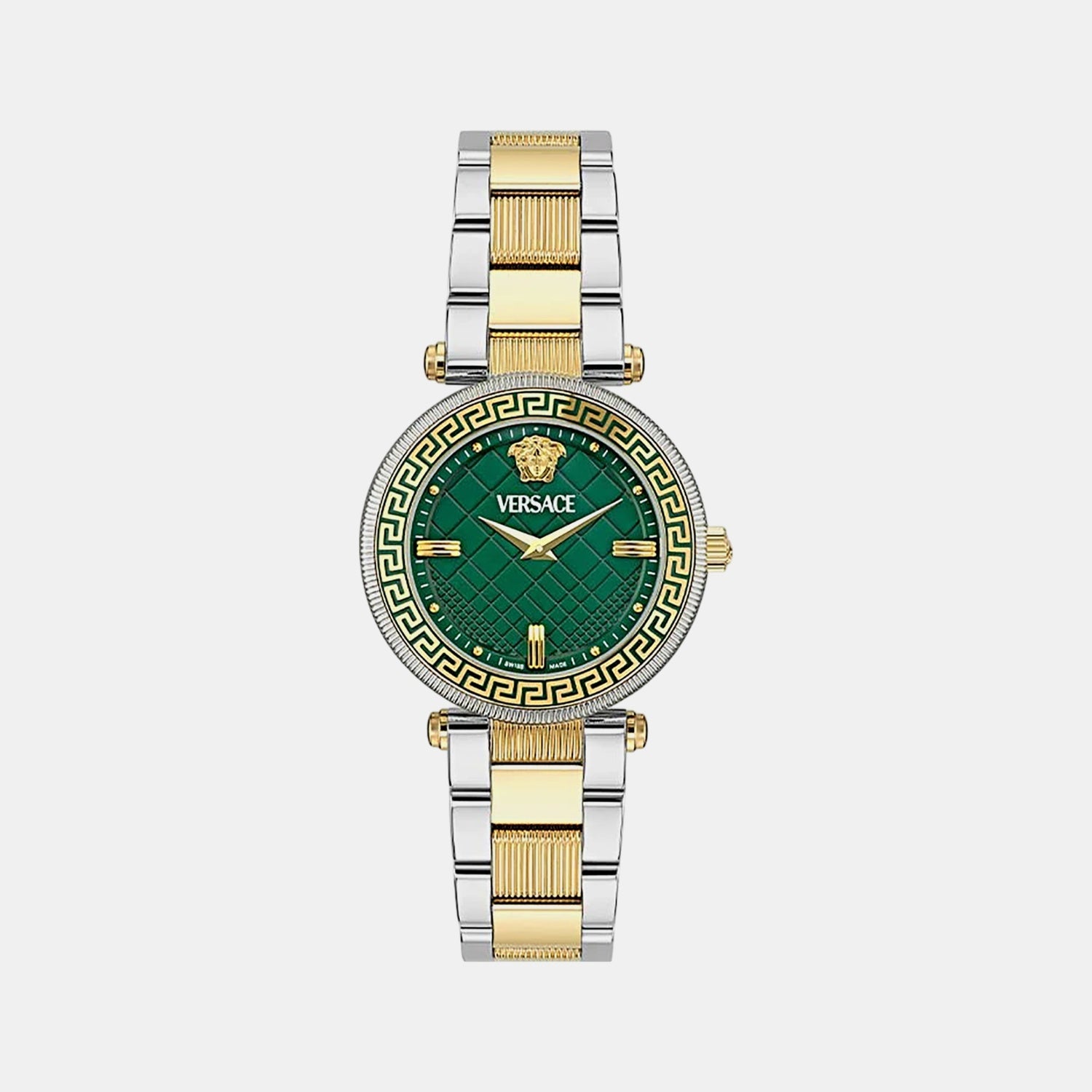 Reve Women Quartz Green Dial Analog Stainless Steel Watch VE8B00524