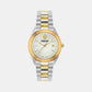 V Dome Men Quartz White Dial Analog Stainless Steel Watch VE8E00424