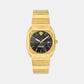 Antares Men Quartz Black Dial Analog Stainless Steel Watch VE8F00424